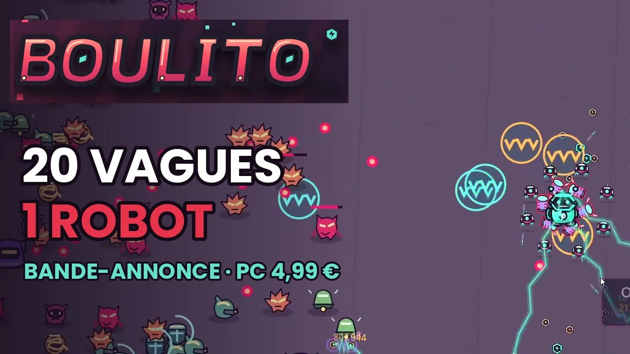 Bande-annonce de Boulito : 20 vagues, 1 robot